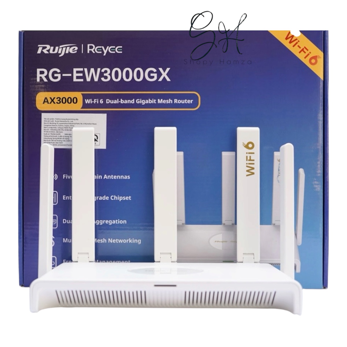 Ruijie Reyee RG-EW3000GX Wi-Fi 6 AX3000 Gigabit