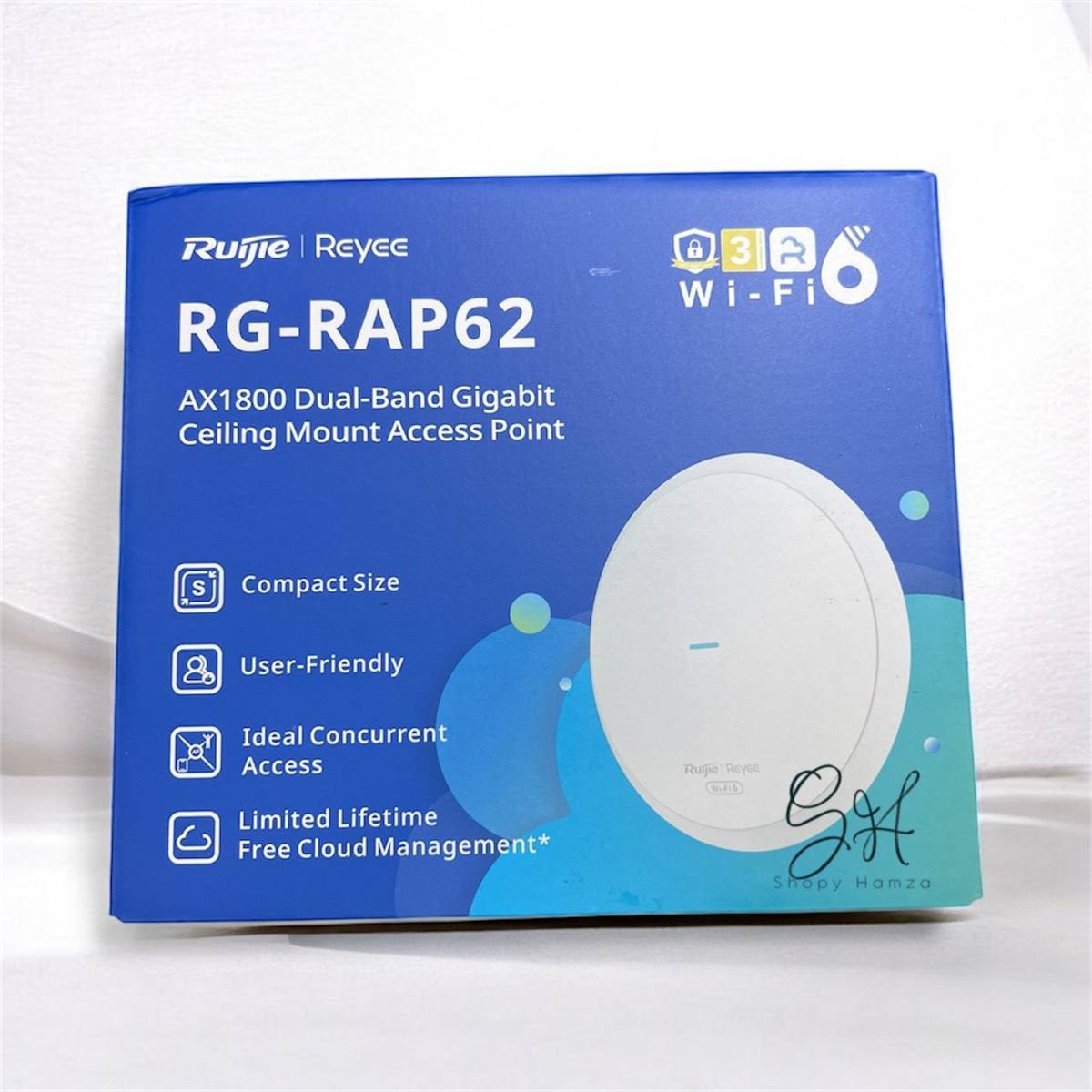 Ruijie Reyee RG-RAP62 - Point d'accès Wi-Fi 6 AX1800 PoE